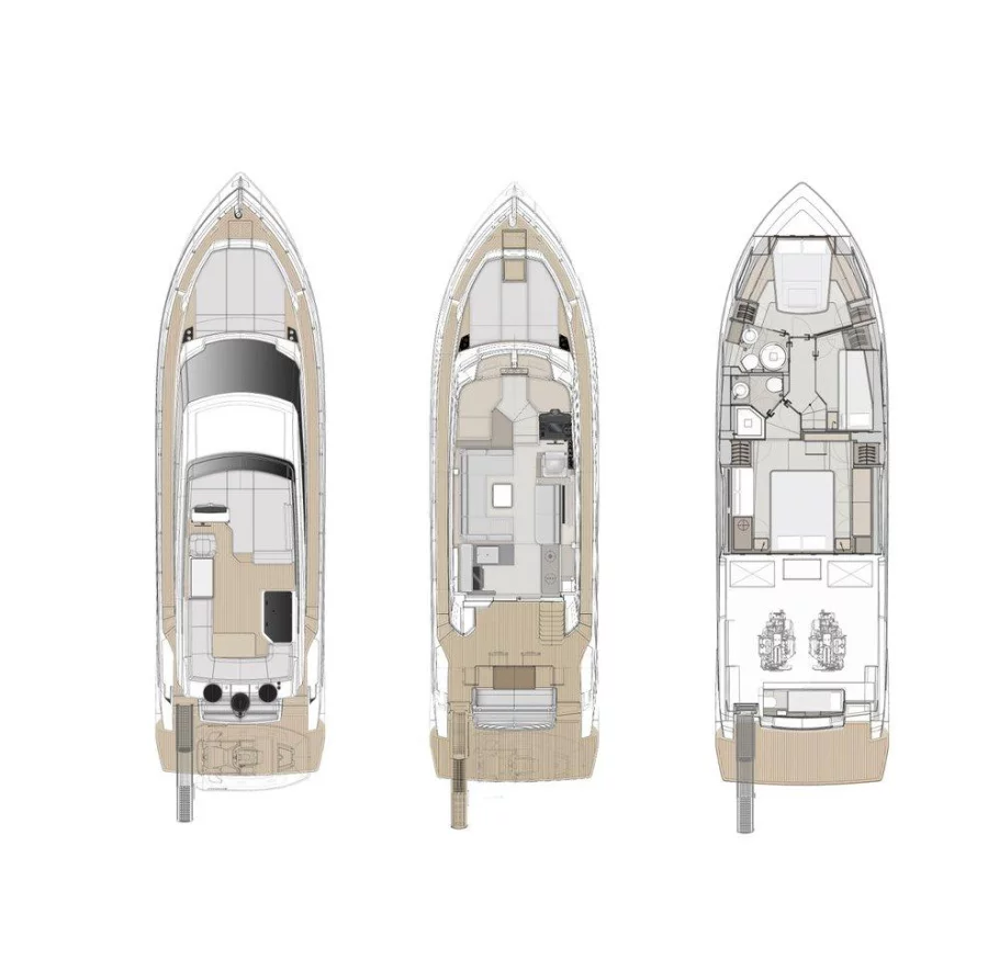 Ferretti Yachts 500 - 3 + 1 cab (DDM29)  - 1