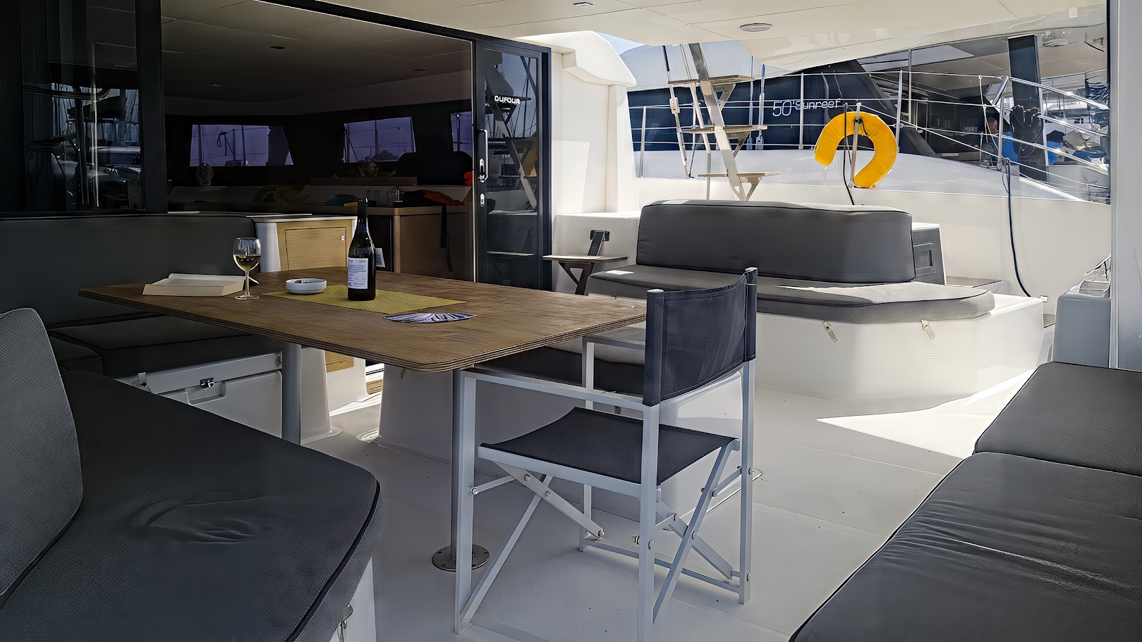 Photo #10 - Dufour 48 Catamaran - 5 + 1 cab. (Danai) en Mykonos - 38280