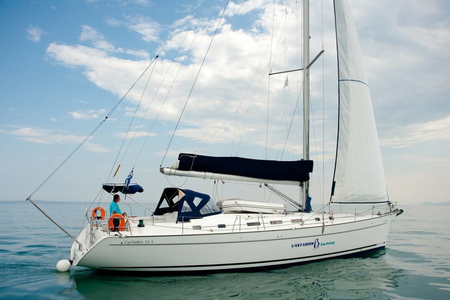 Photo #4 - Cyclades 50.5 - 5 + 1 cab. (Azzuro) en Athènes - 38747