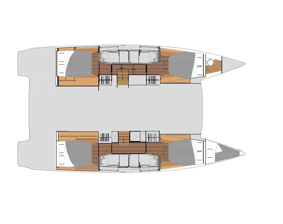 Fountaine Pajot Elba 45 - 5 cab. (Adria Blue)  - 1