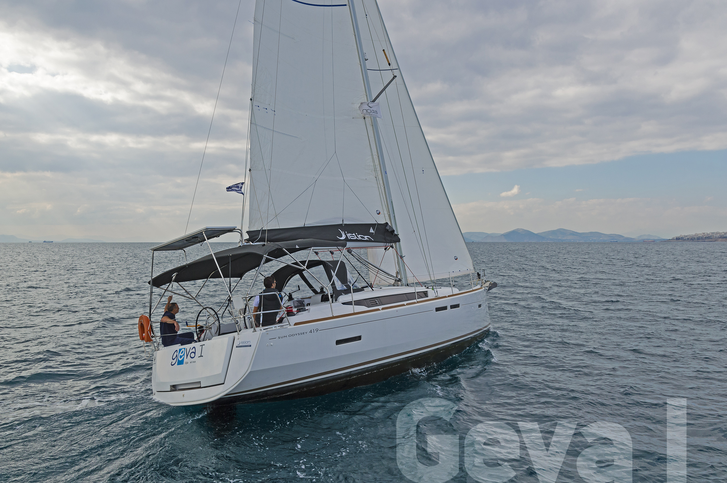 Photo #4 - Sun Odyssey 419 - 3 cab. (Geva I) in Rodi - 40493