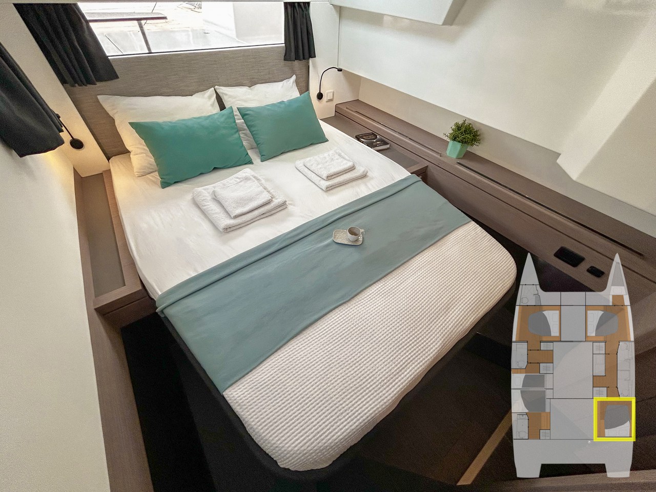 Photo #19 - Fountaine Pajot Tanna 47 - 5 + 1 cab. (Smart Way) en Marmaris - 40515
