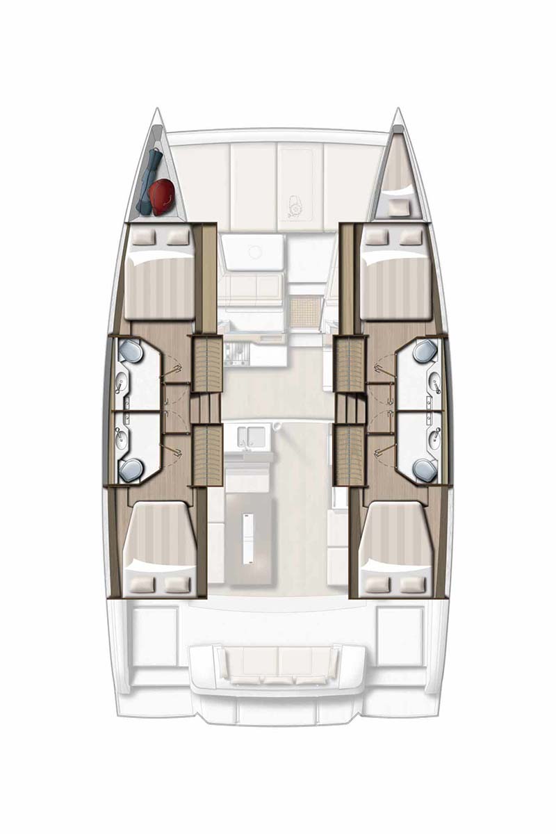 Photo #2 - Bali 4.2 - 4 + 1 cab. (Bella Luna) in Nanny Cay - 40771