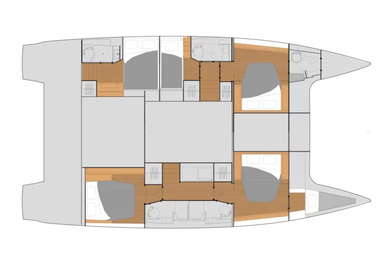 Fountaine Pajot Tanna 47 Maestro - 3 cab. (La Bella Vita)  - 10