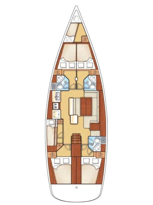 Oceanis 50 Family - 5 + 1 cab. (Darwin)  - 1