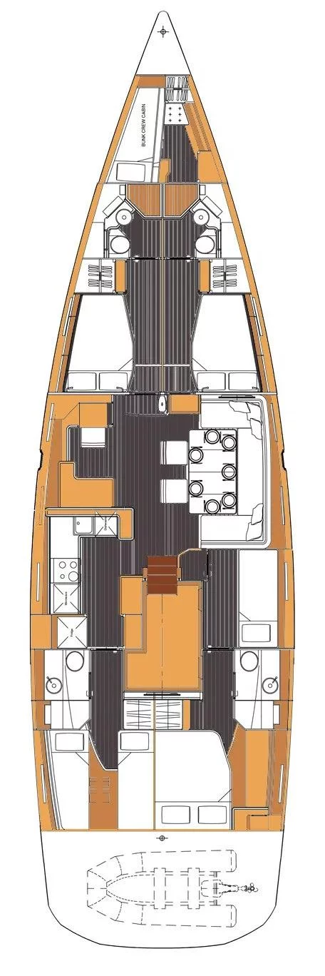 Jeanneau 64 - 5 + 1 cab. (Jorm)  - 1