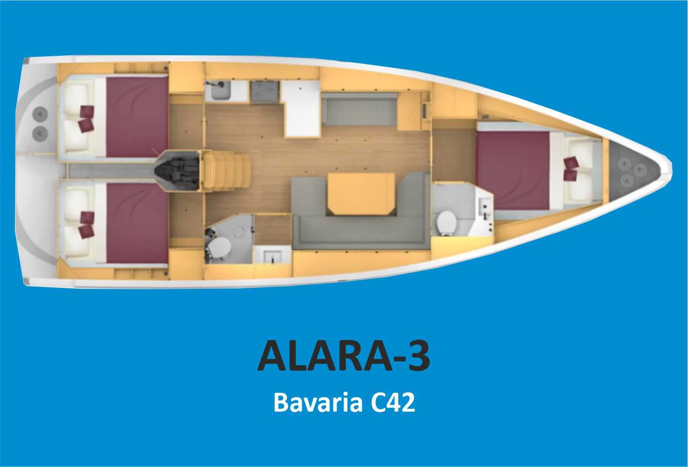 Bavaria C42 (Alara 3)  - 1