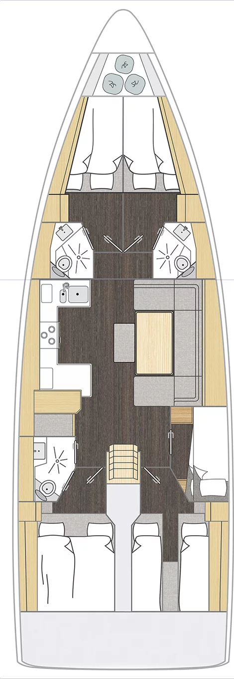 Bavaria C46 - 5 cab. (Princess Laura)  - 1