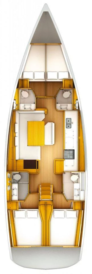 Sun Odyssey 519 - 4 cab. (ECONOMY)  - 1