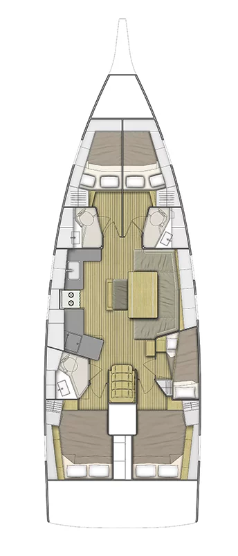 Oceanis 46.1 (Capriccio)  - 1