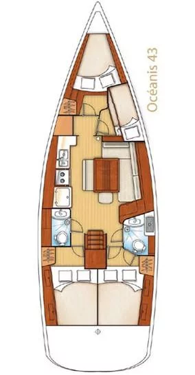 Oceanis 43 (Seacret)  - 1