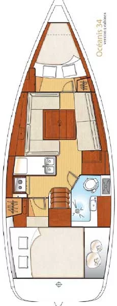 Oceanis 34 - 2 cab. (Rebecca)  - 1