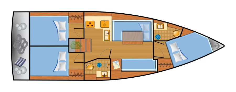 Sun Odyssey 380 (Lidija)  - 1