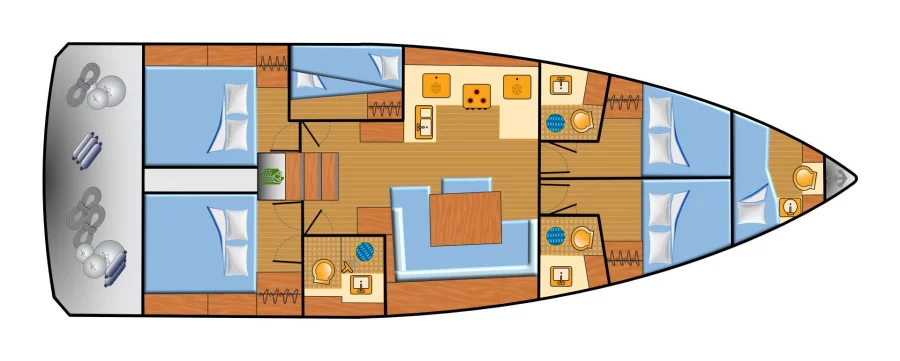 Sun Odyssey 490 - 5 + 1 cab. (Poseidon)  - 1