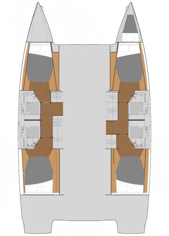 Fountaine Pajot Astrea 42 - 4 + 1 cab. (no name)  - 1