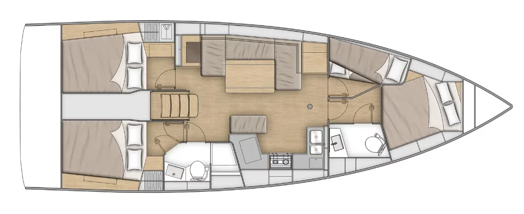 Oceanis 40.1 (Roza)  - 1