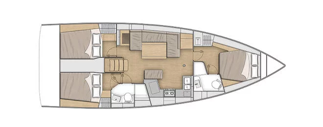 Oceanis 40.1 - 3 cab. (Netos)  - 1