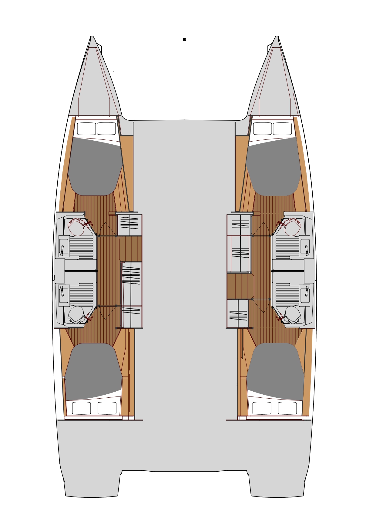 Photo #2 - Fountaine Pajot Astrea 42 - 4 + 1 cab. (Deutz) in Salerno - 42035