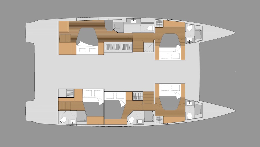 Photo #2 - Fountaine Pajot Aura 51 (Odysseus) en Trogir - 42037