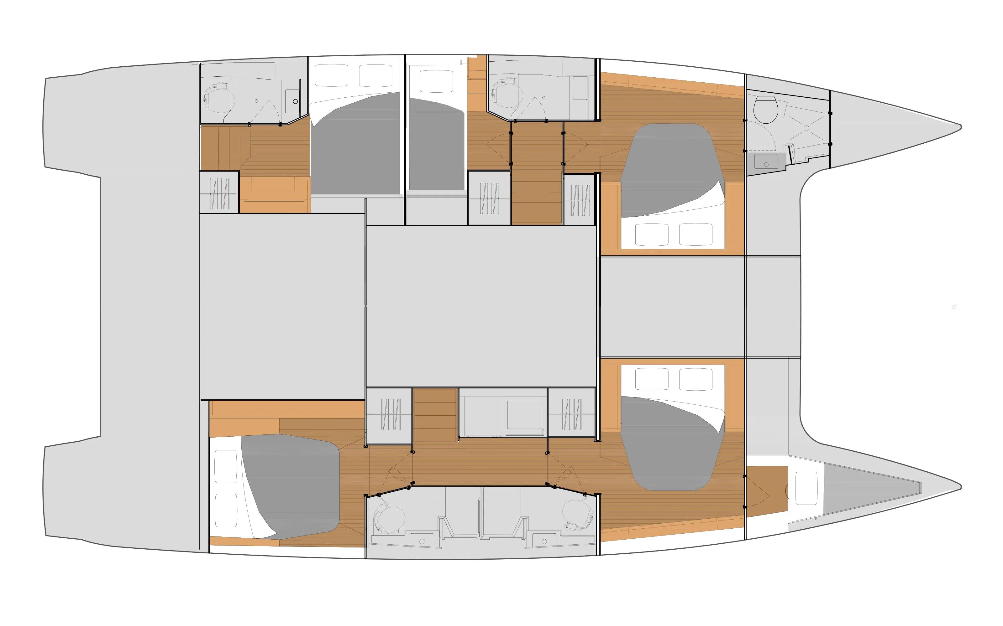 Photo #3 - Fountaine Pajot Tanna 47 - 5 + 1 cab. (First Life) en Skradin - 42043