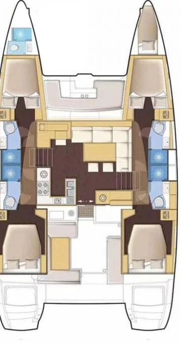 Lagoon 46 - 4 + 1 cab. (Sea Energy I)  - 1