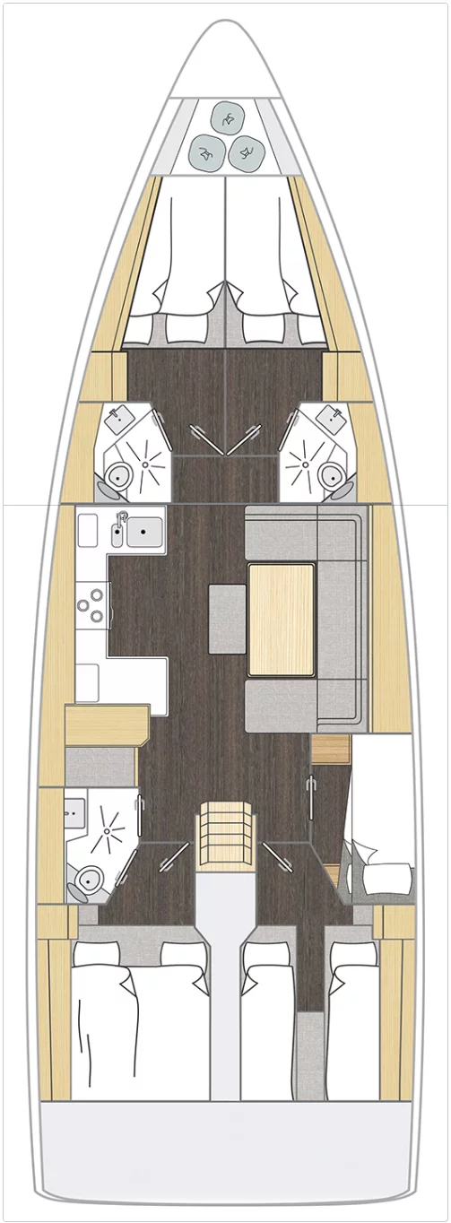 Bavaria C46 - 5 cab. (Rib Eye)  - 1
