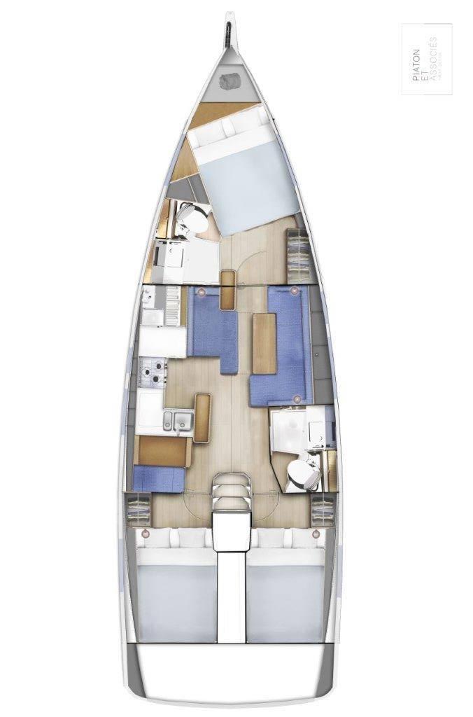 Photo #2 - Sun Odyssey 410 - 3 cab. (Oliver) en Primosten - 42113
