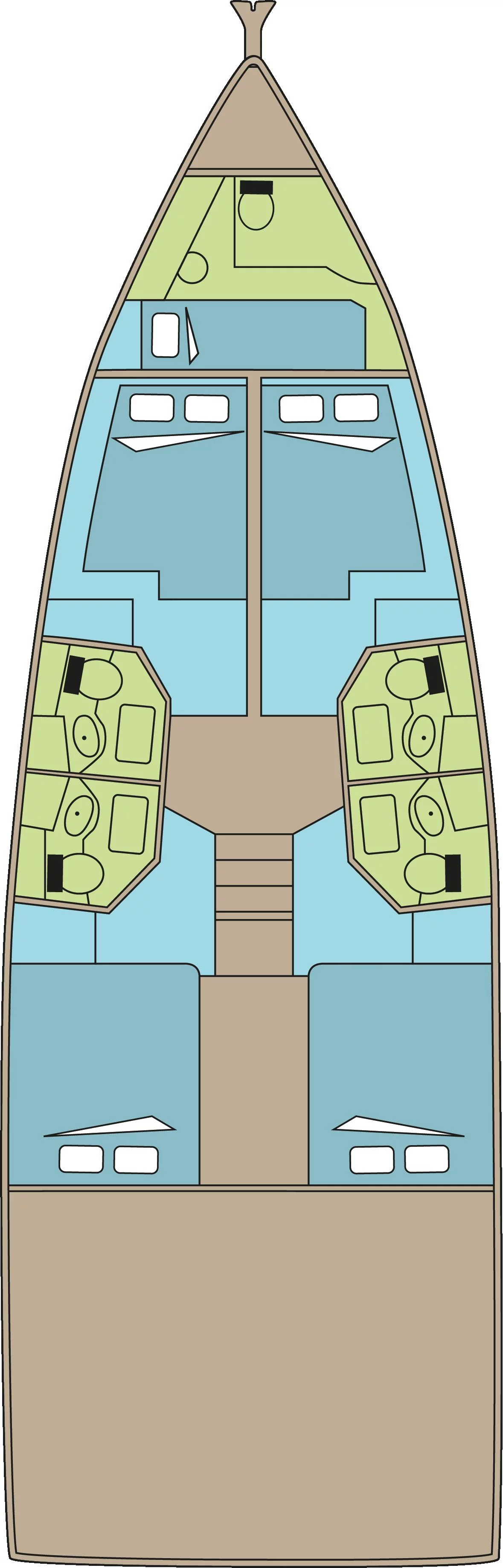 Island Cruising Boat - 4 + 1 cab. (SEALODGE II)  - 1