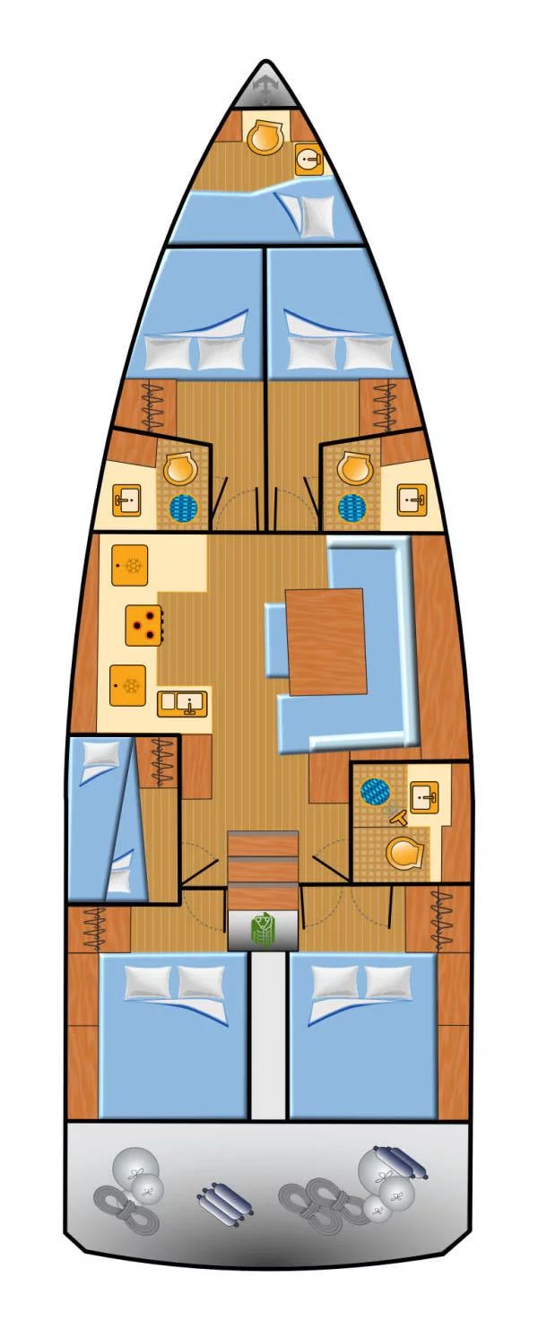 Sun Odyssey 490 - 5 + 1 cab. (Osejava)  - 1