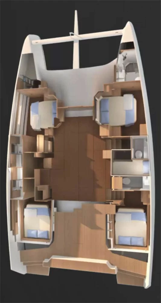 Dufour 48 Catamaran - 5 + 1 cab. (Dreamland)  - 1