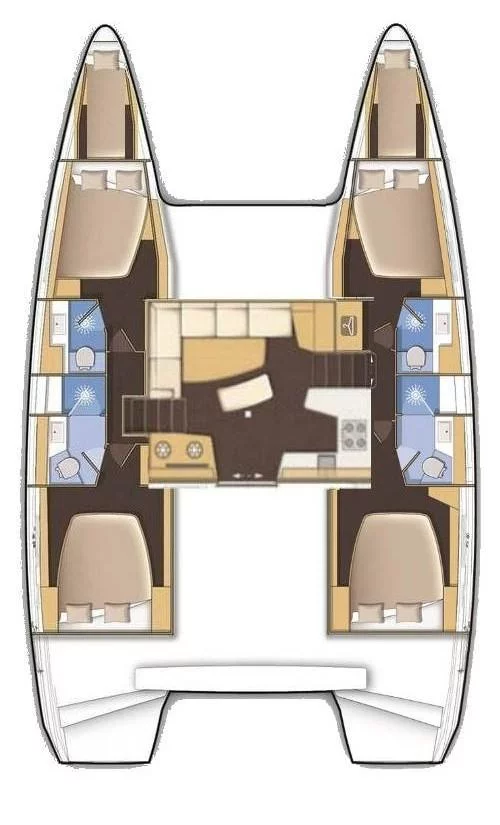 Lagoon 42 - 4 + 2 cab. (Ice Cat)  - 1