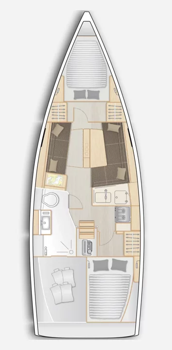 Hanse 348 - 2 cab. (Bayolia)  - 1