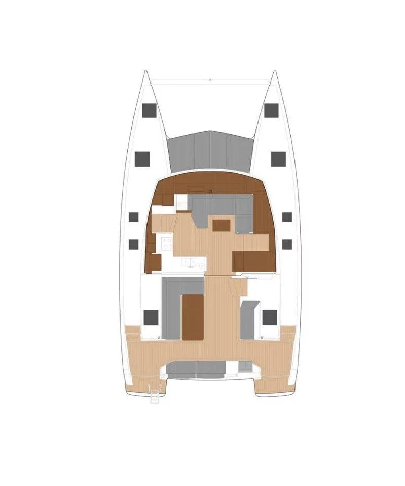 Fountaine Pajot Isla 40 - 4 + 1 cab. (Kebitree)  - 2