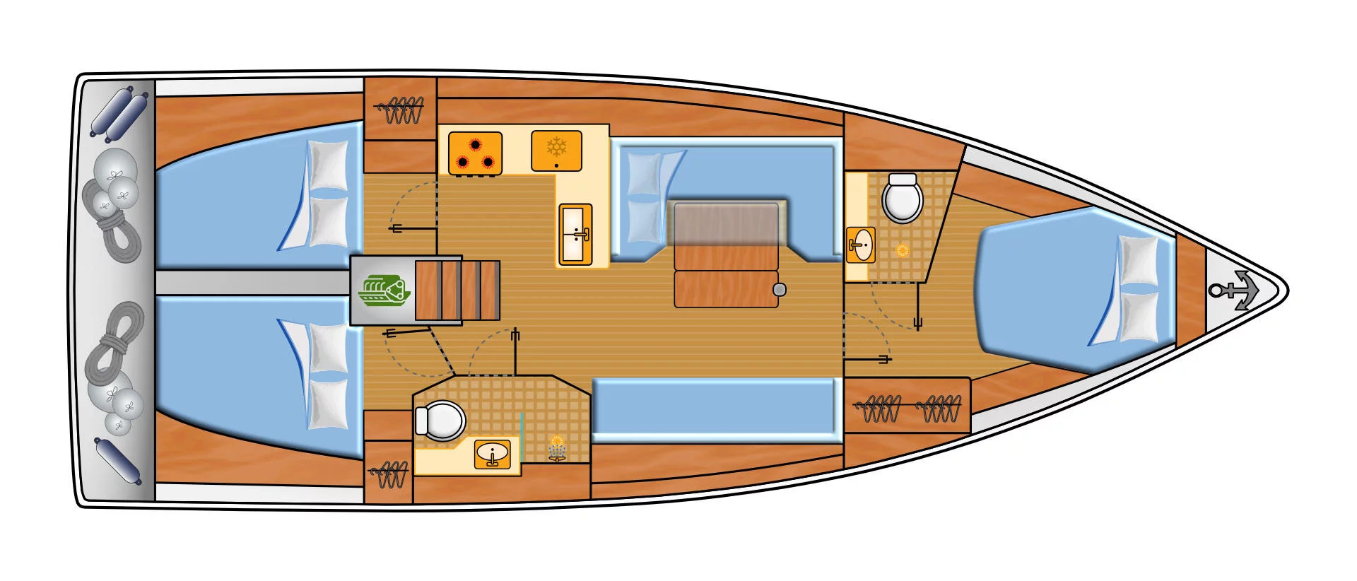 Hanse 410 (Marius)  - 1