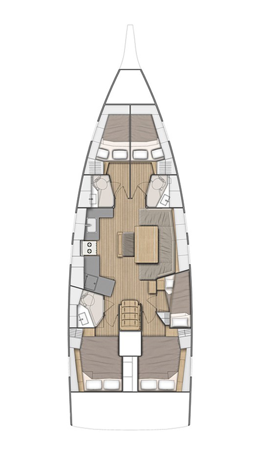 Photo #2 - Oceanis 46.1 - 4 cab. (Enjoyablue) en Preveza - 42757