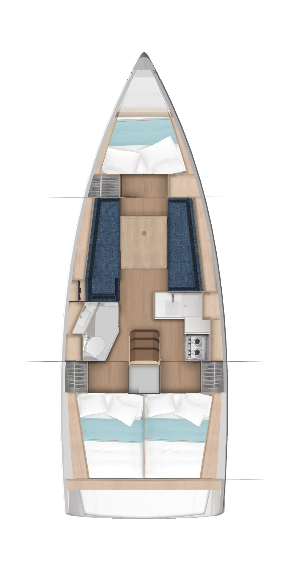 Sun Odyssey 350 - 3 cab. (Bellini)  - 1