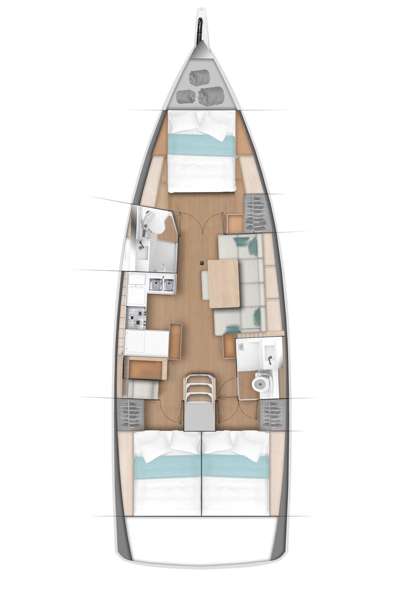 Photo #2 - Sun Odyssey 440 - 3 cab. (Rhythm & Blues) in Nanny Cay - 42774