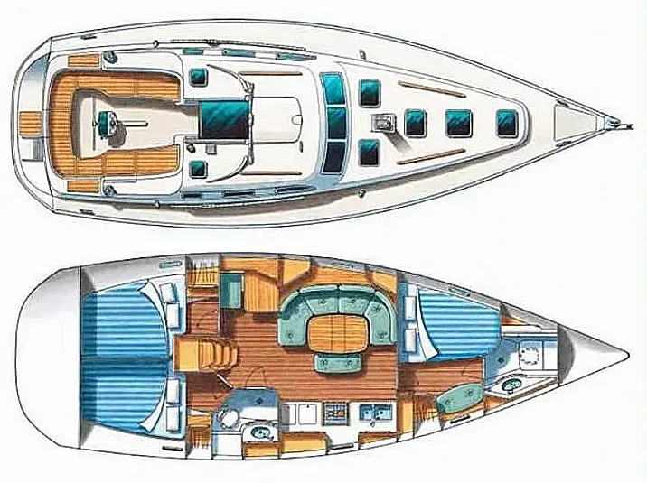 Oceanis Clipper 393 (Crete)  - 1