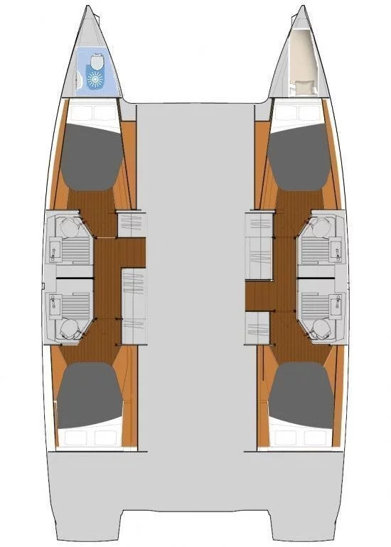 Fountaine Pajot Astrea 42 - 4 + 1 cab. (Rendezvous III)  - 1