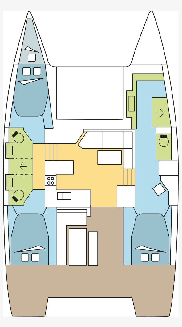 Photo #2 - Fountaine Pajot Astrea 42 - 3 + 1 cab. (Pegasus) in Nanny Cay - 42797