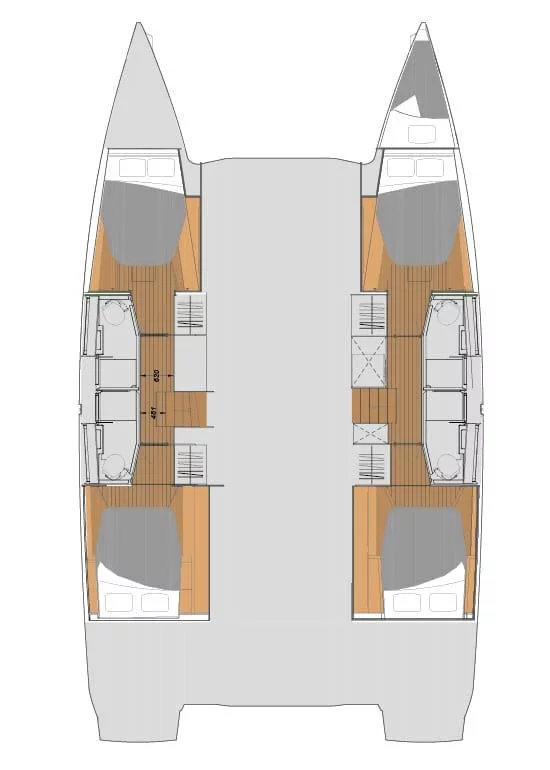 Fountaine Pajot Elba 45 - 4 + 1 cab. (Gelos)  - 1