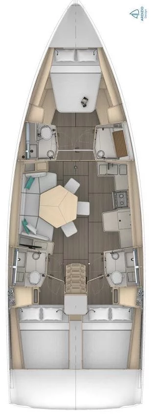 Dufour 44 - 3 cab. (Bossa Nova)  - 1
