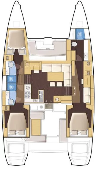 Lagoon 450 - 3 cab. (Bumbu)  - 1