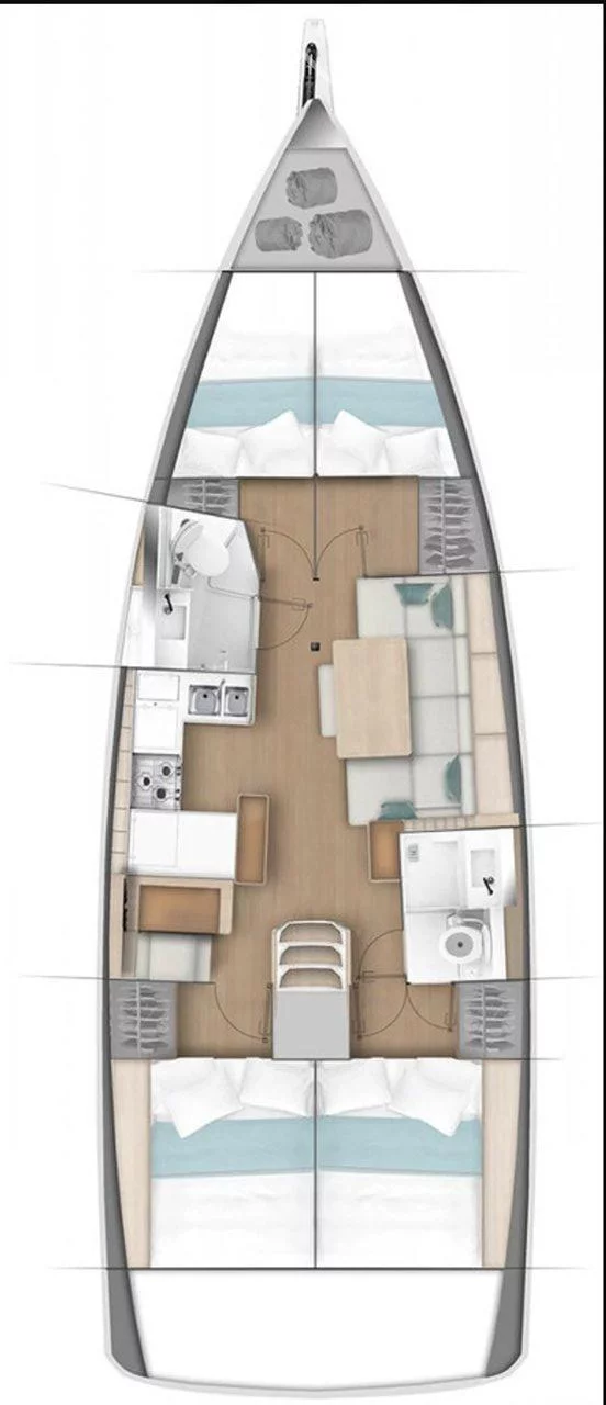 Sun Odyssey 440 (Karla)  - 1