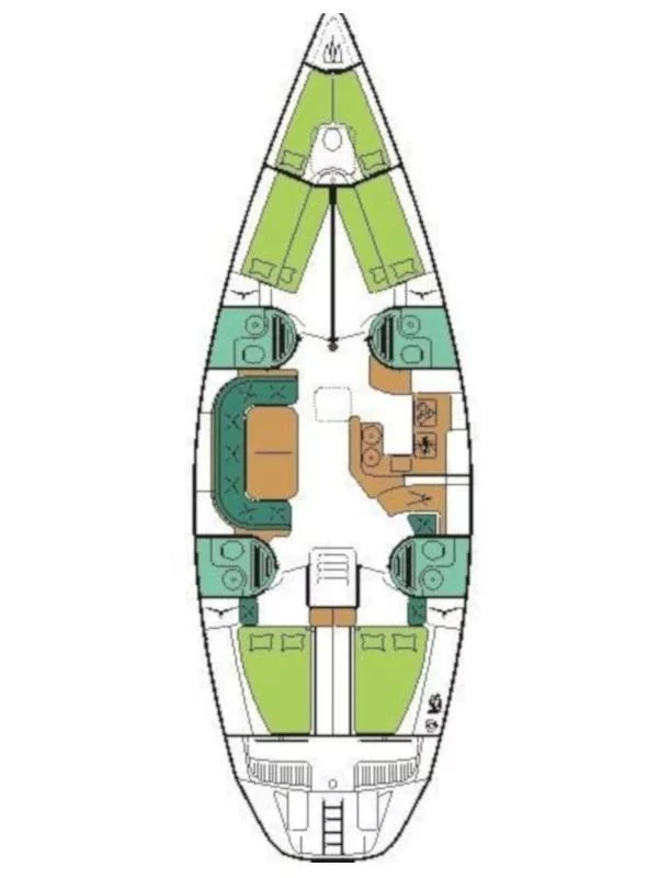Sun Odyssey 51 - 3 cab. (Stavros tou Notou)  - 1
