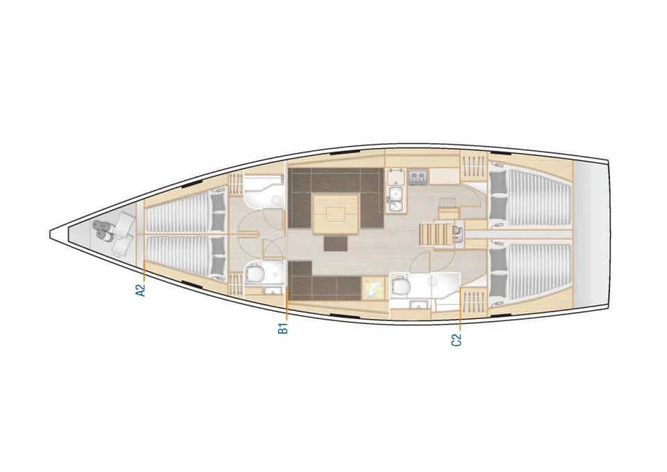 Hanse 458 (Endless Seas)  - 1