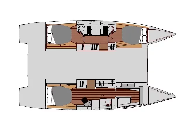 Fountaine Pajot Astrea 42 - 3 + 1 cab. (Bôrev)  - 1