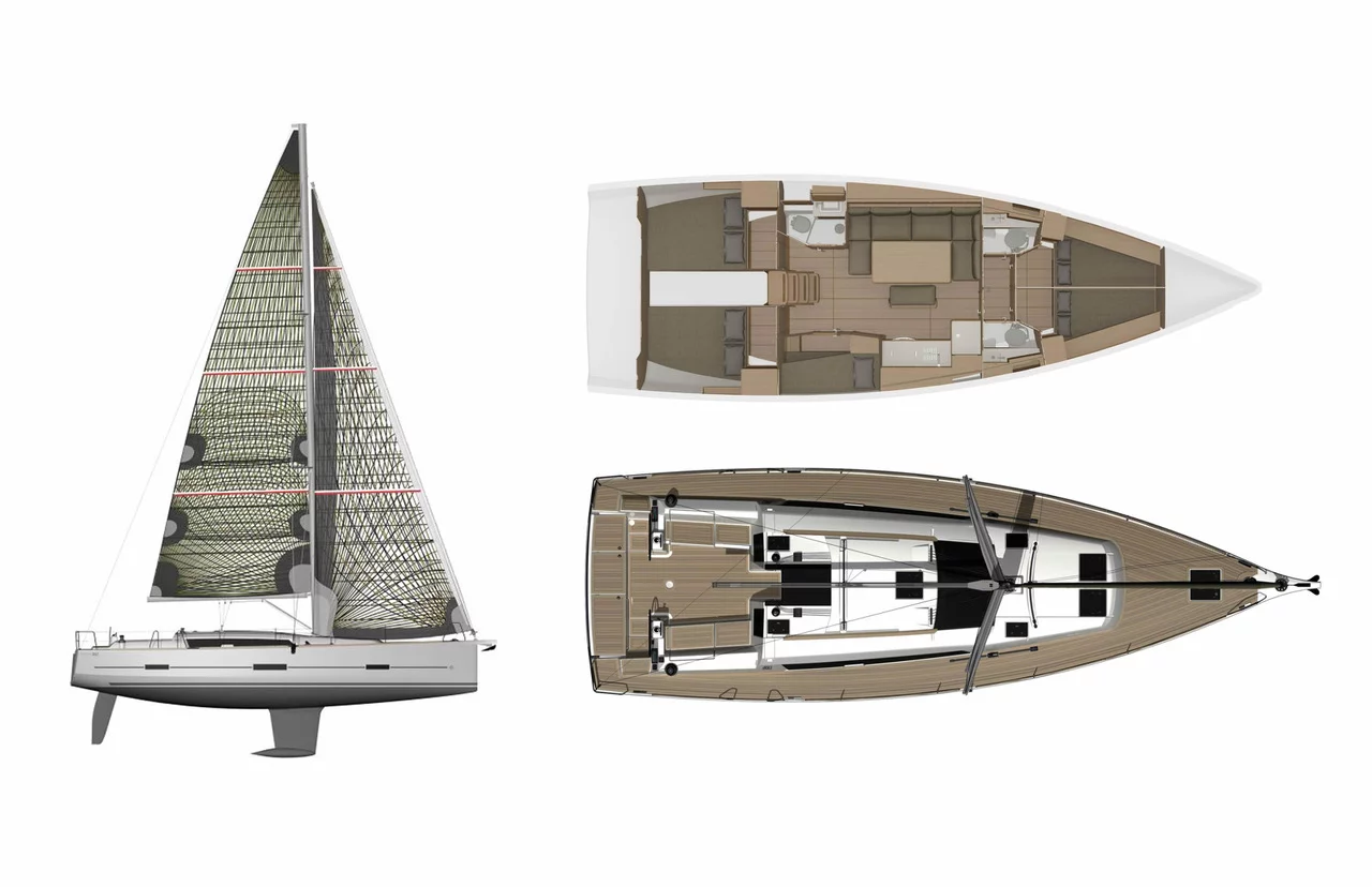 Dufour 460 GL - 5 cab. (WindyLife)  - 1