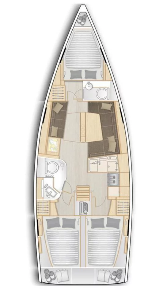 Hanse 388 (Lady Marga)  - 1