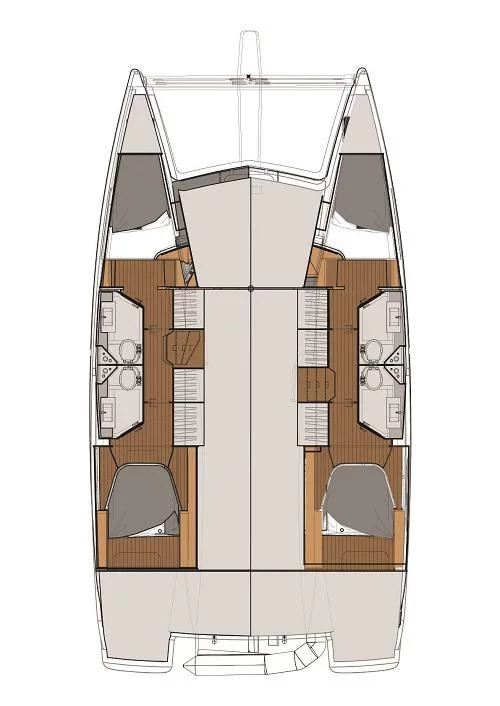 Fountaine Pajot Lucia 40 - 4 cab. (Merengue)  - 1